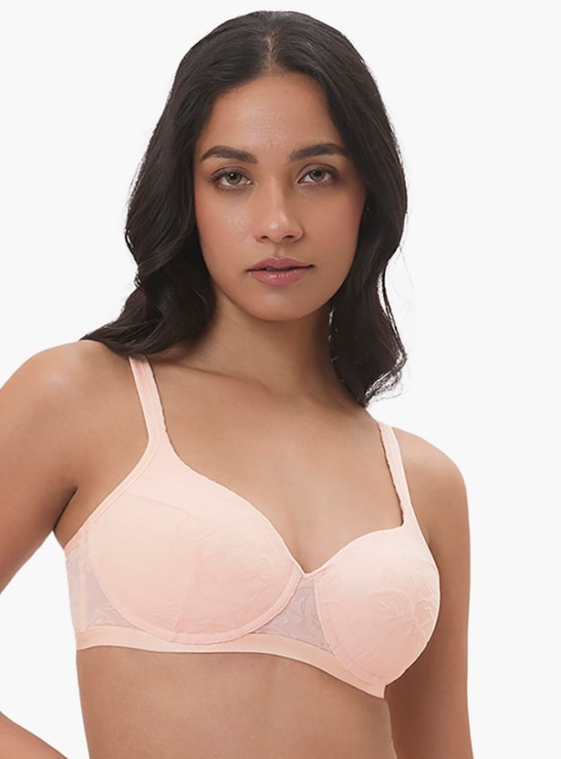 TRIUMPH Lace Textured Padded Non-Wired Everyday Bra