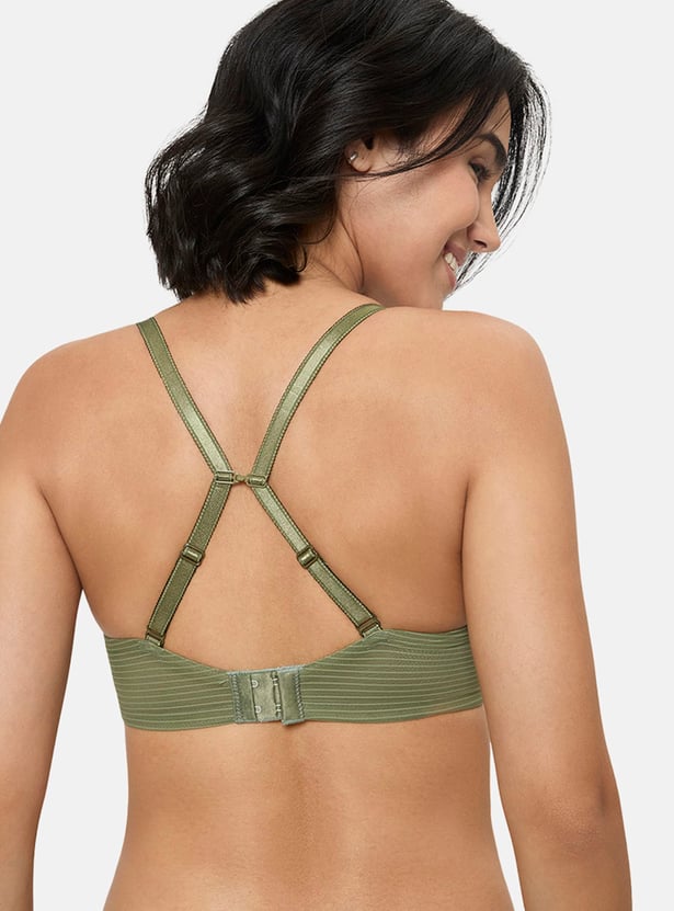 TRIUMPH Striped Padded Non-Wired Bra