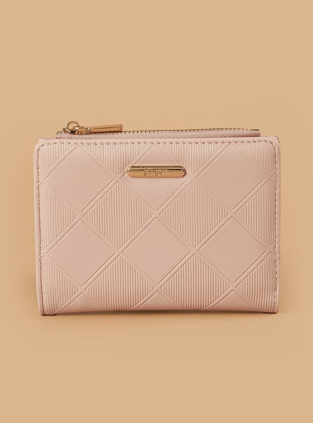 GINGER Textured Bi-Fold Wallet