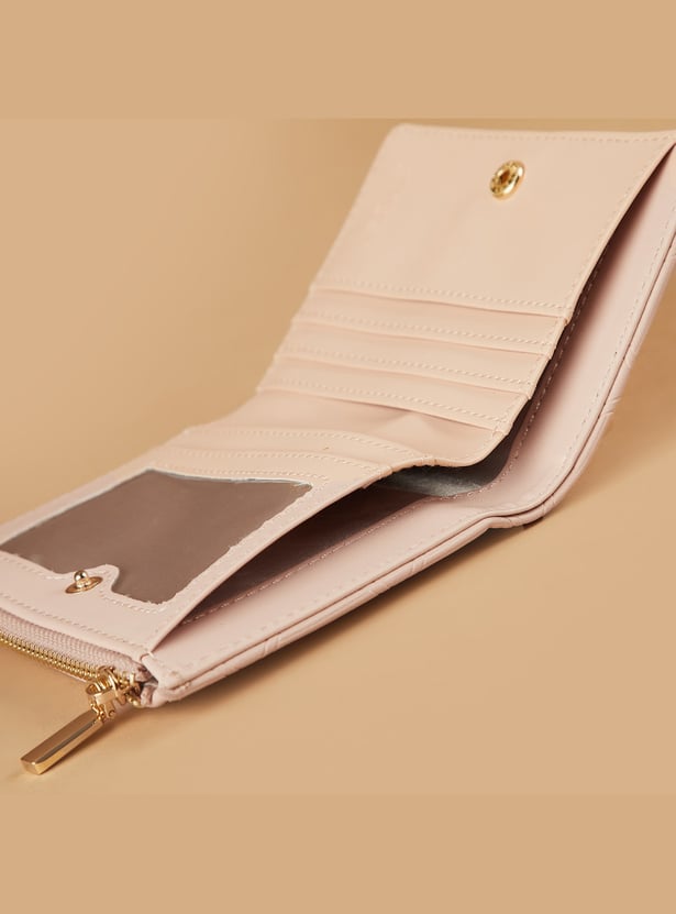 GINGER Textured Bi-Fold Wallet