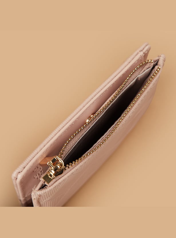GINGER Textured Bi-Fold Wallet