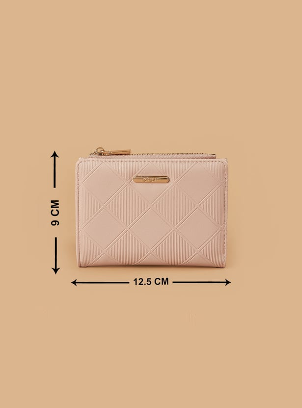 GINGER Textured Bi-Fold Wallet