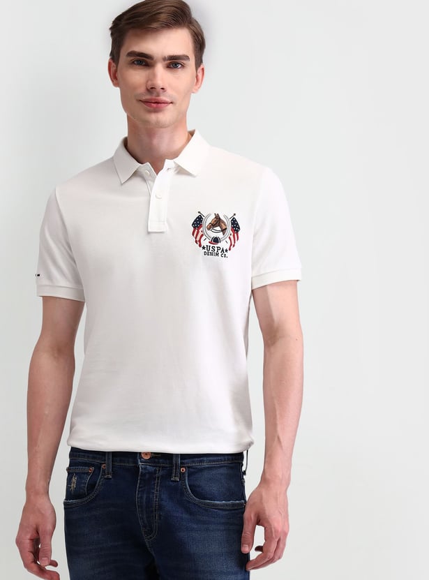 US POLO ASSN Embroidered Polo T-shirt