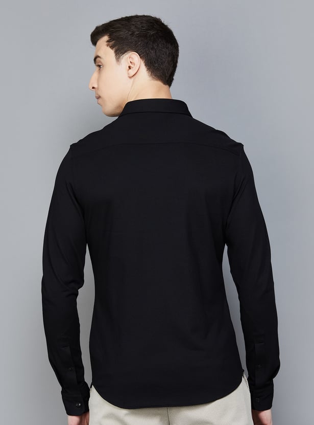 UNITED COLORS OF BENETTON Solid Slim Fit Shirt