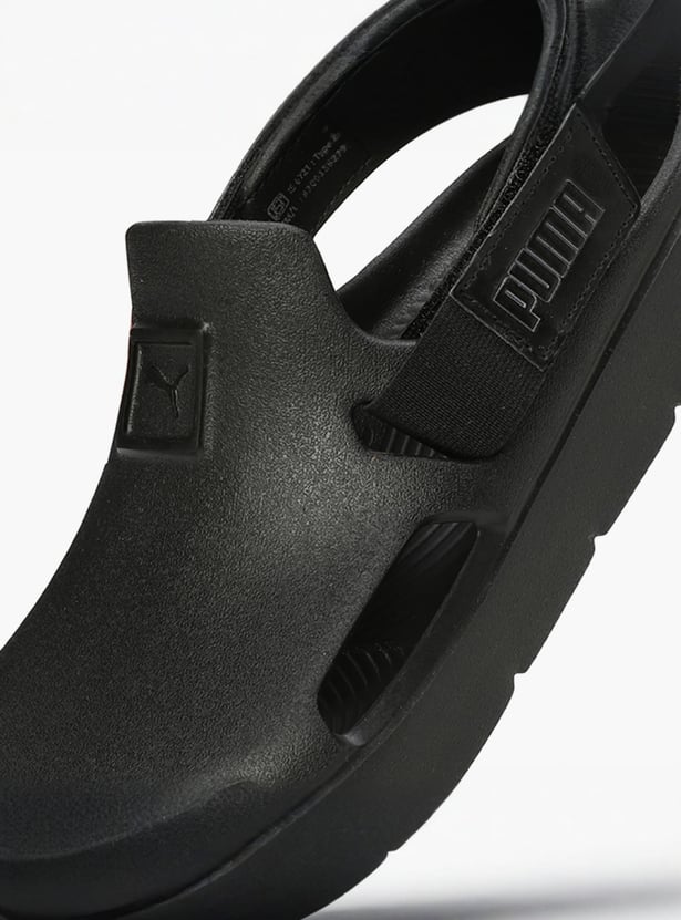 PUMA Boys Shibui Ankle-Strap Clogs