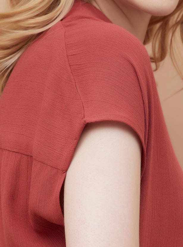 FAME FOREVER Textured Top