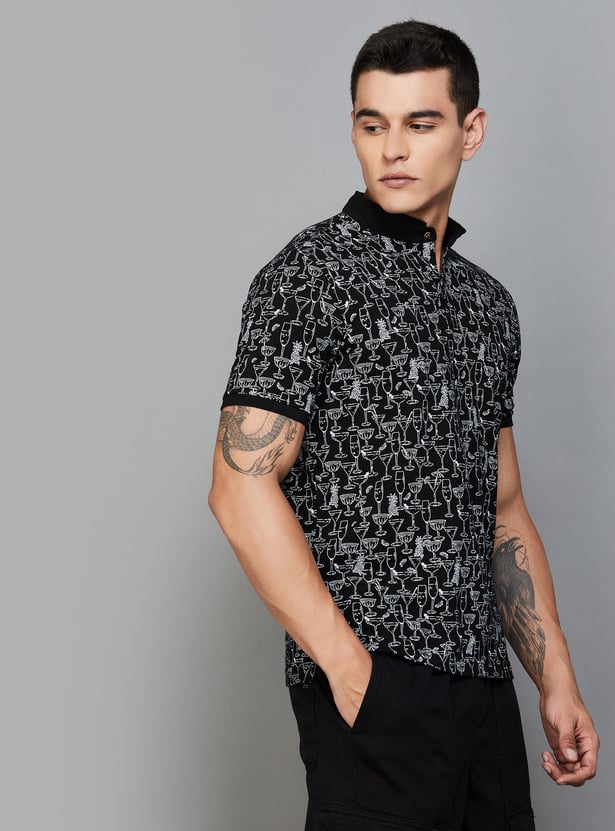 FAHRENHEIT Printed T-shirt