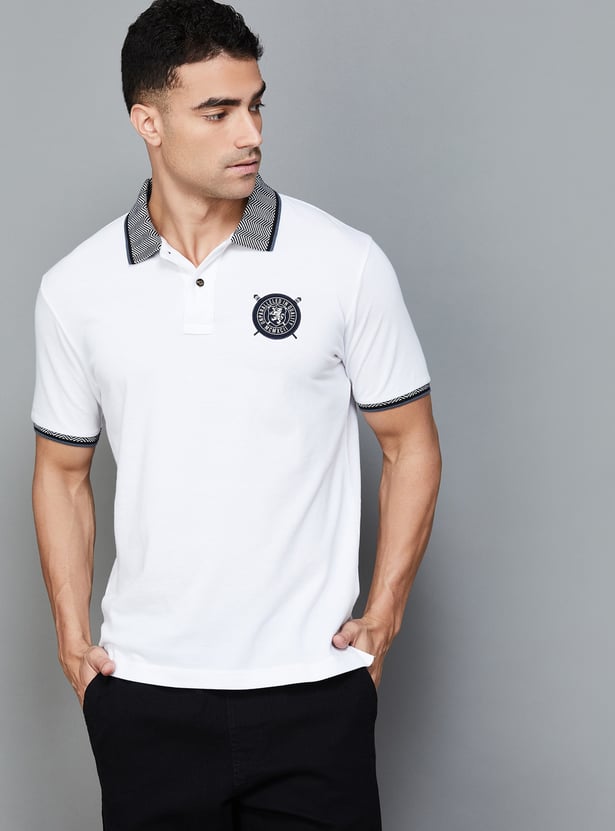 FAHRENHEIT Solid Polo T-shirt