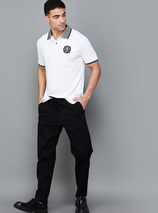 FAHRENHEIT Solid Polo T-shirt