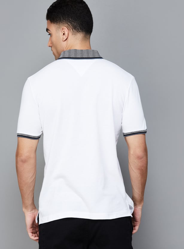 FAHRENHEIT Solid Polo T-shirt