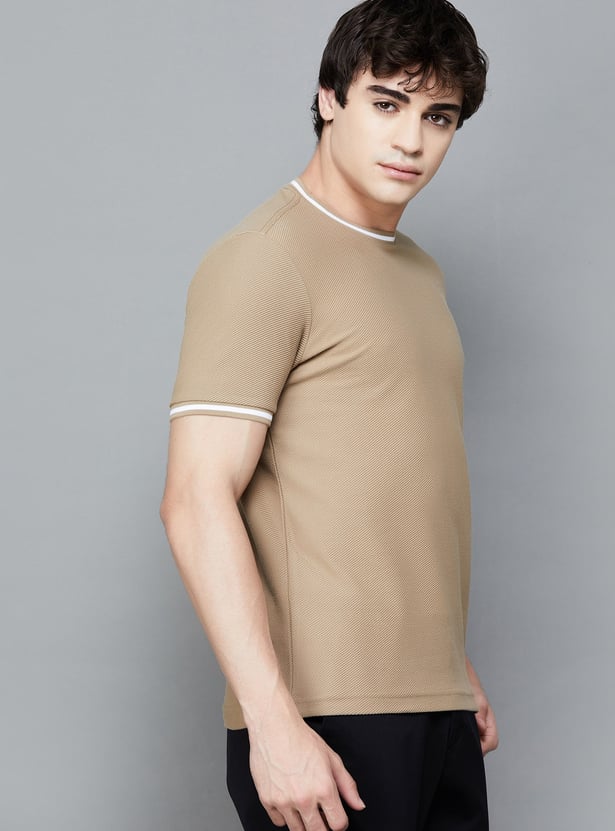 FAHRENHEIT Textured T-shirt