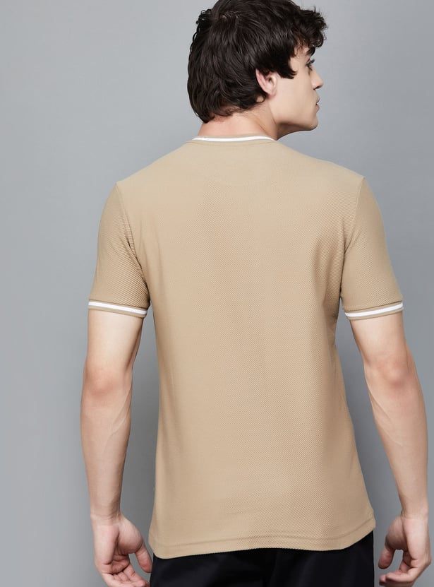 FAHRENHEIT Textured T-shirt