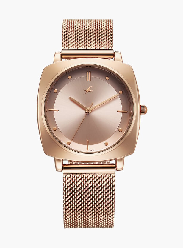 FASTRACK Stunners X Analog Watch with Stainless Steel Strap - 68043WM01