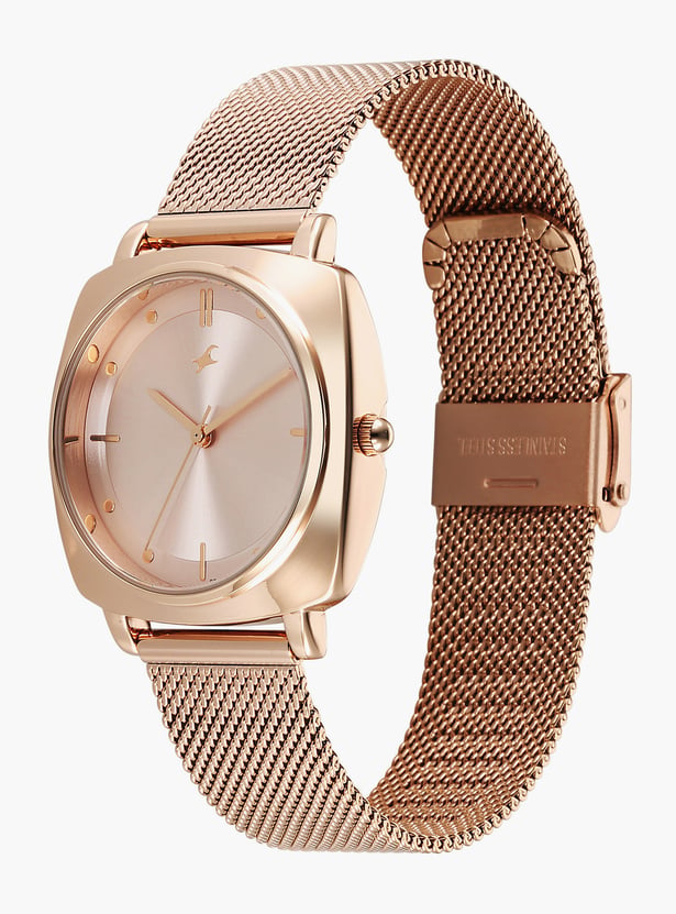FASTRACK Stunners X Analog Watch with Stainless Steel Strap - 68043WM01