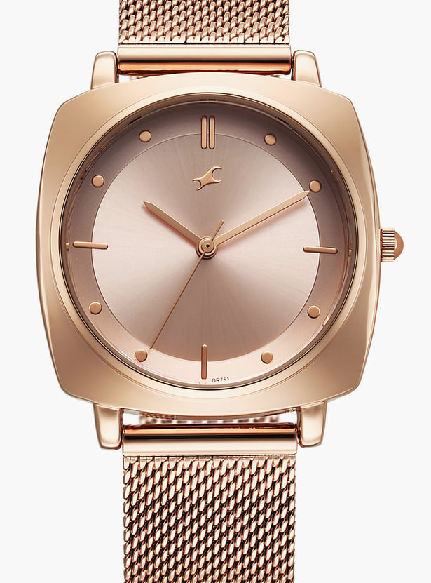 FASTRACK Stunners X Analog Watch with Stainless Steel Strap - 68043WM01