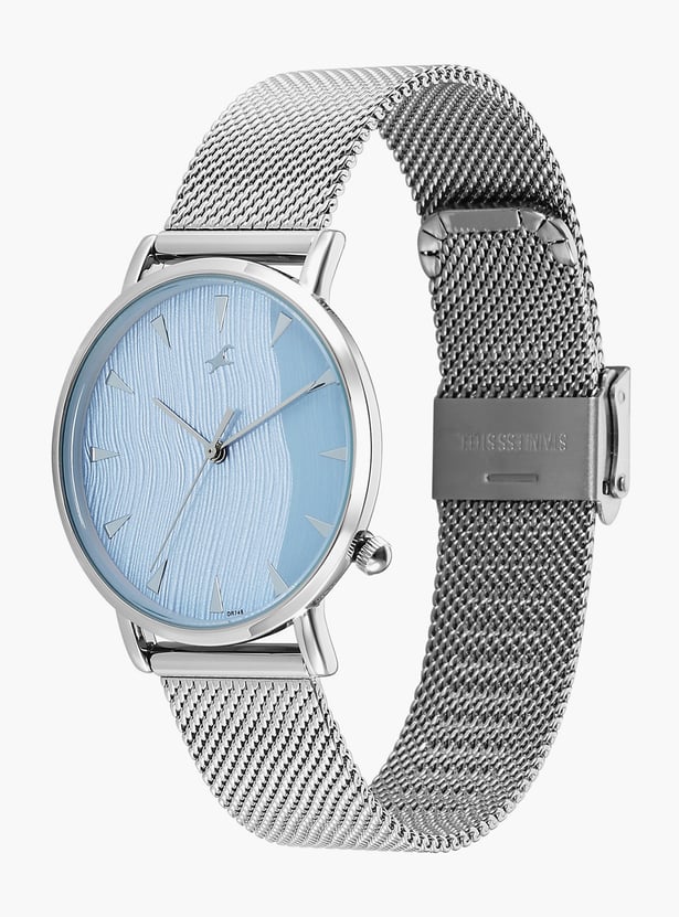 FASTRACK Stunners X Analog Watch with Mesh Strap - 68044SM01