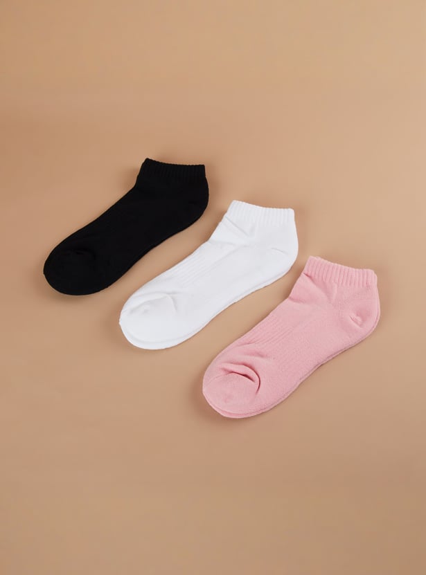 GINGER Assorted Ankle Length Socks - Pack of 3