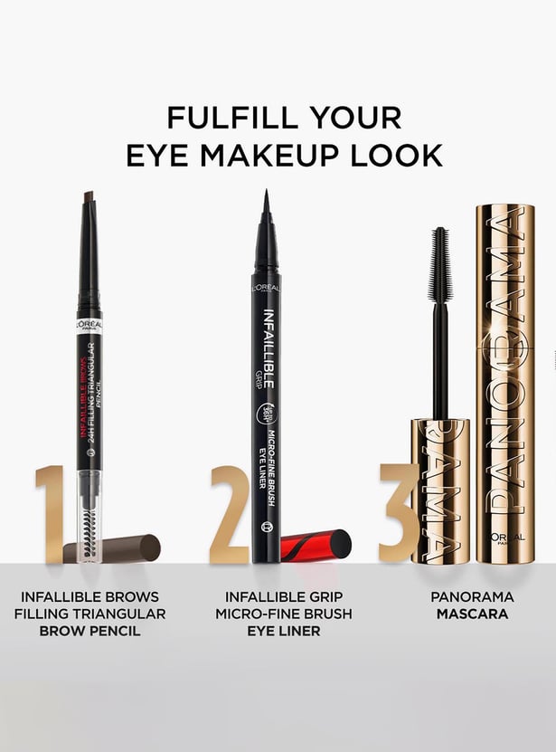 LOREAL PARIS Infallible 24H Brow Filling Triangular Pencil - 5.0 Light Brunette - 1g