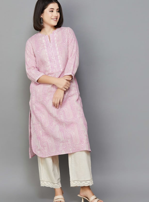 BIBA Printed Straight Kurta