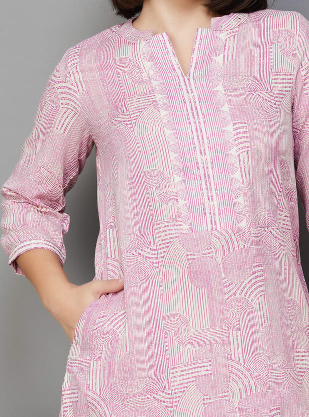 BIBA Printed Straight Kurta
