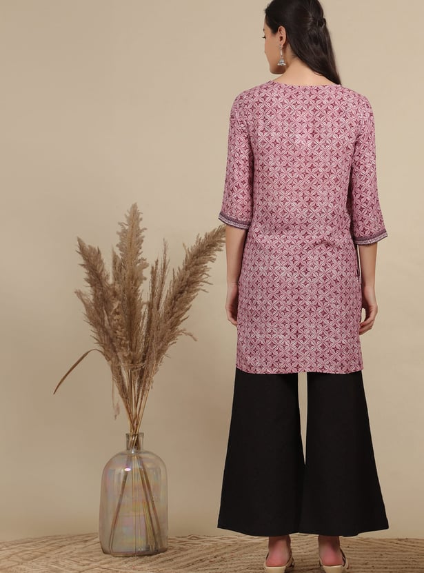 AURELIA Printed Straight Kurti
