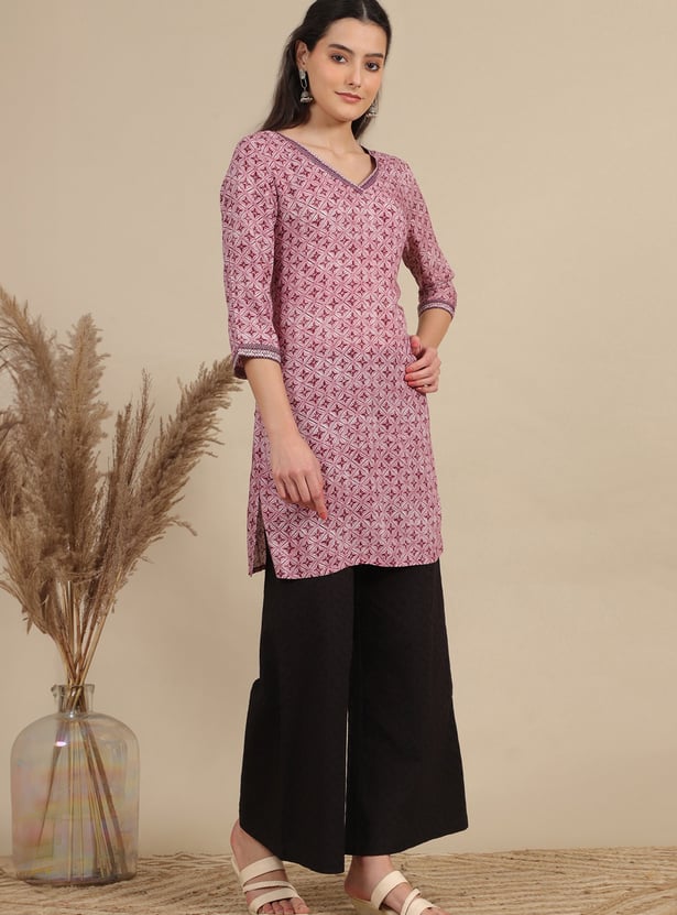AURELIA Printed Straight Kurti