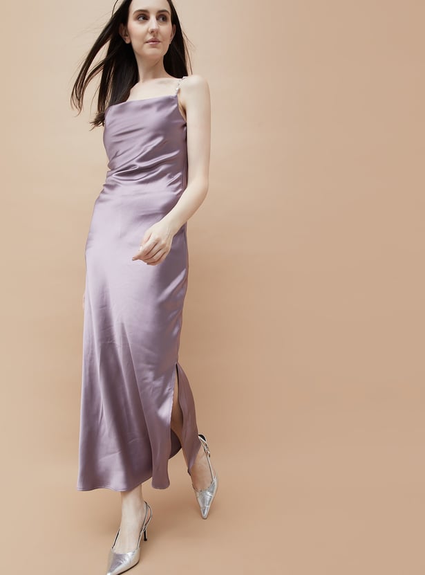 CODE Solid Maxi Dress