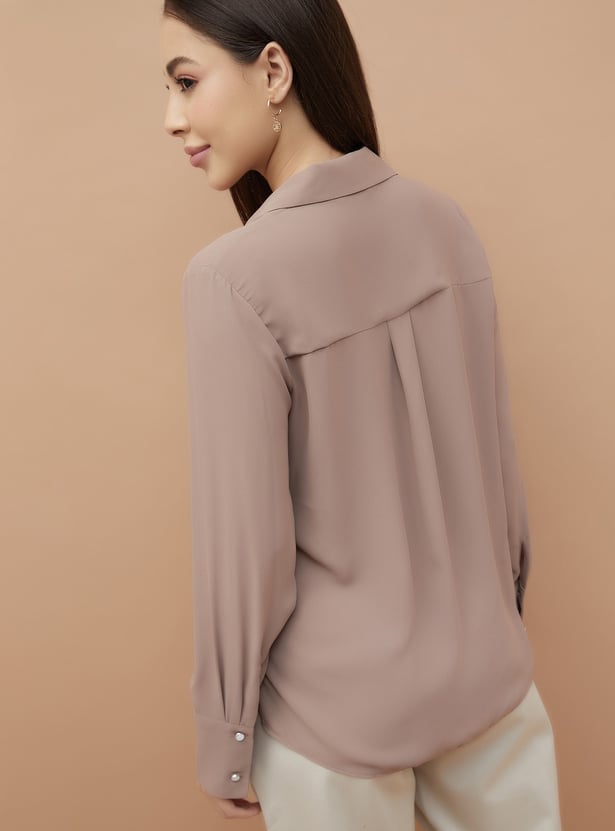 CODE Solid Regular Fit Shirt
