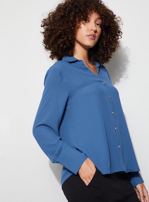 CODE Solid Regular Fit Shirt
