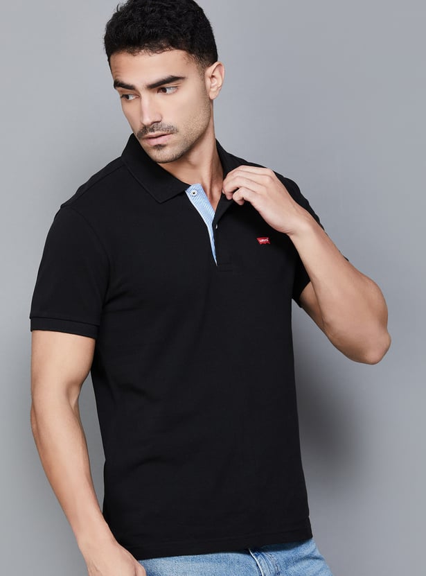 LEVI'S Solid Polo T-shirt