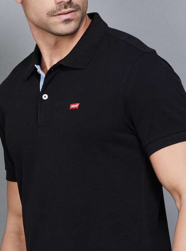 LEVI'S Solid Polo T-shirt