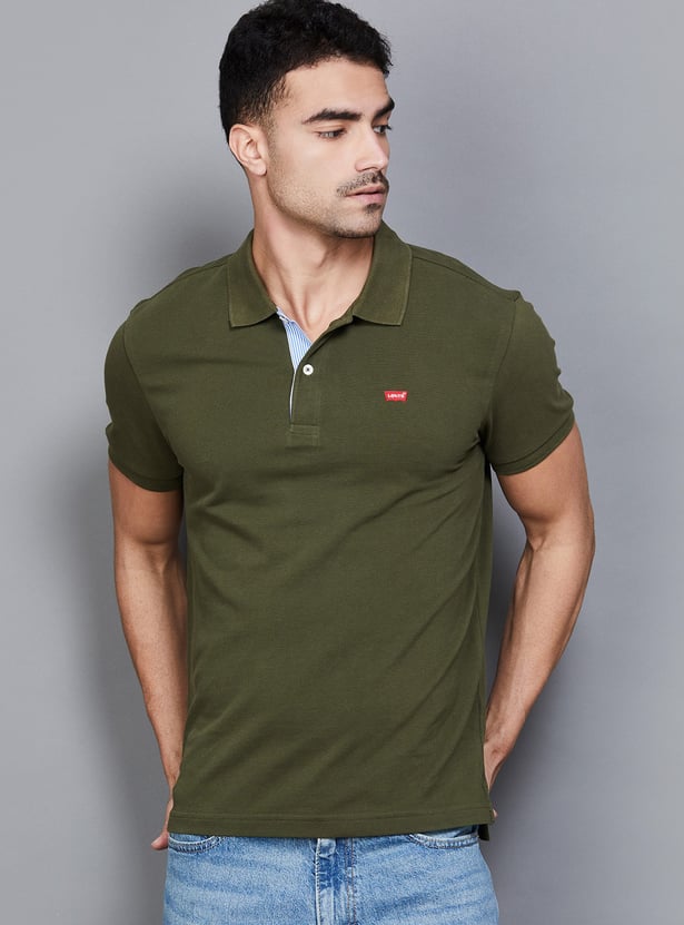 LEVI'S Solid Polo T-shirt