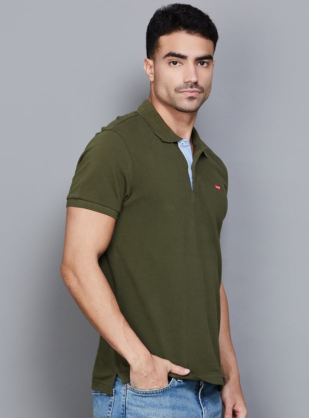 LEVI'S Solid Polo T-shirt