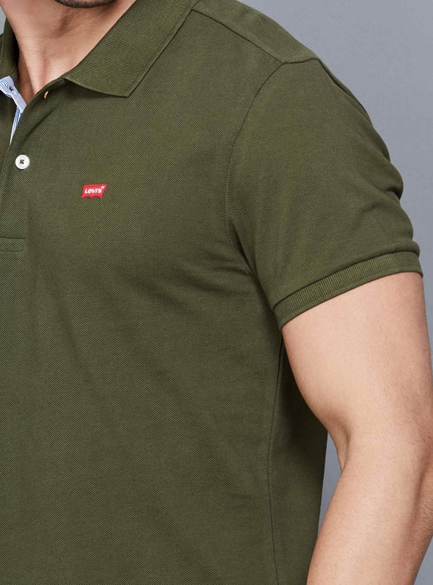 LEVI'S Solid Polo T-shirt