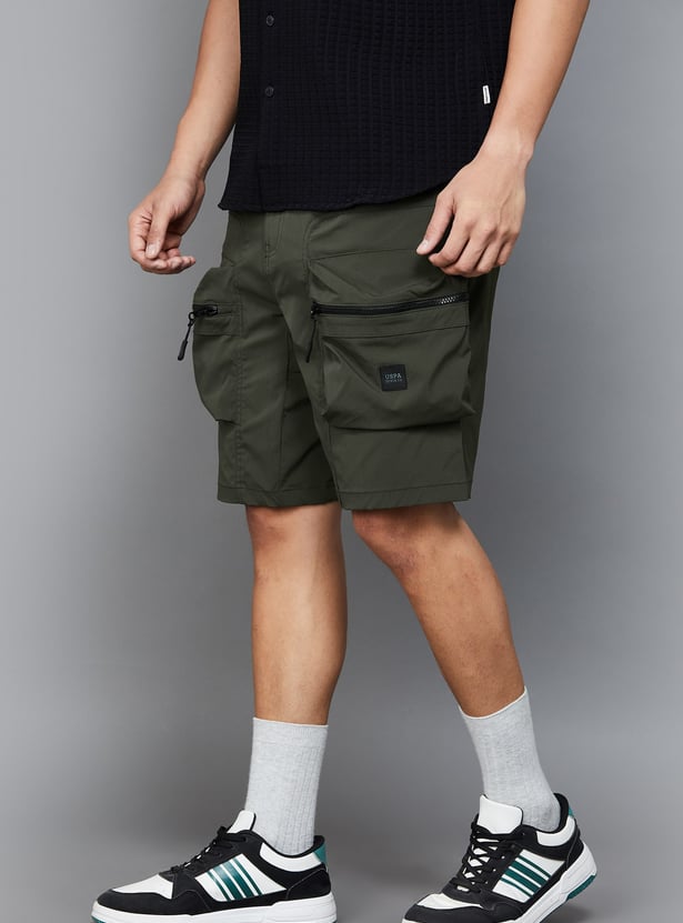 US POLO ASSN Solid Cargo Shorts
