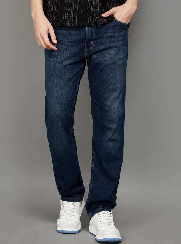 LEVI'S 513 Washed Slim Straight Jeans