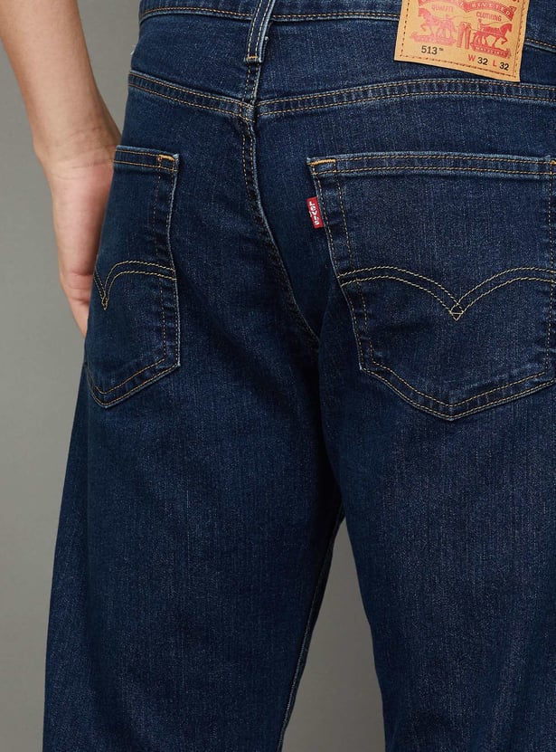 LEVI'S 513 Washed Slim Straight Jeans