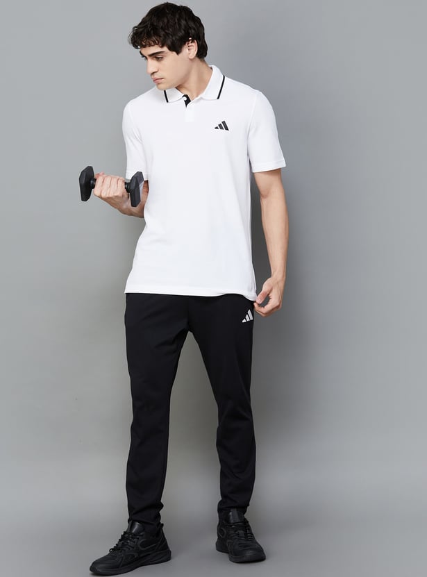 ADIDAS Solid Polo T-shirt