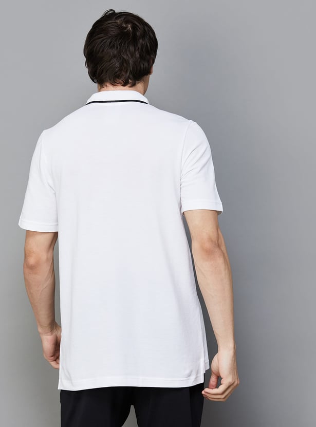 ADIDAS Solid Polo T-shirt