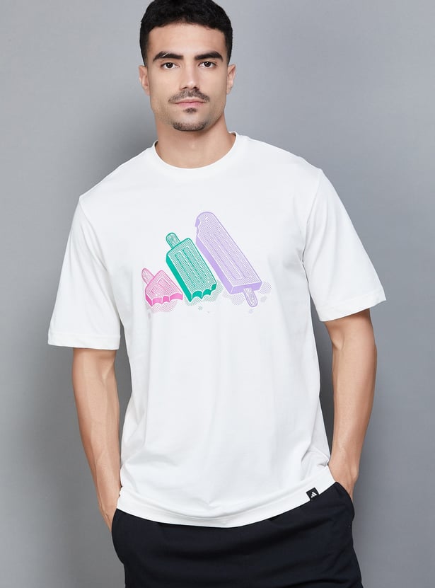 ADIDAS Graphic Print Oversized T-shirt