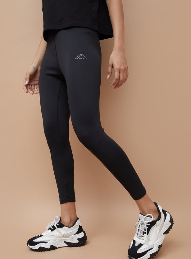 KAPPA Solid Ankle-Length Tights