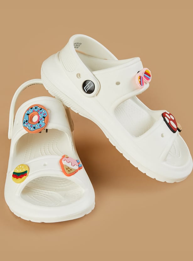 FAME FOREVER Girls Jibbitz Sandal Clogs