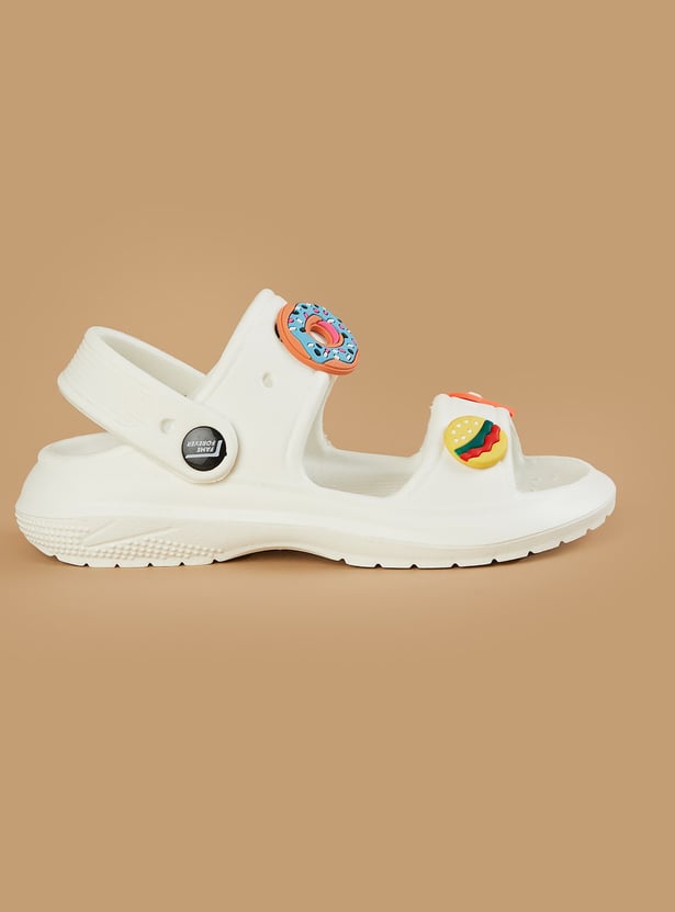 FAME FOREVER Girls Jibbitz Sandal Clogs