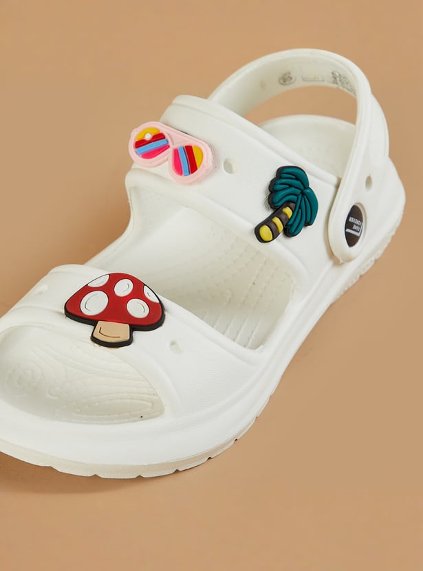 FAME FOREVER Girls Jibbitz Sandal Clogs