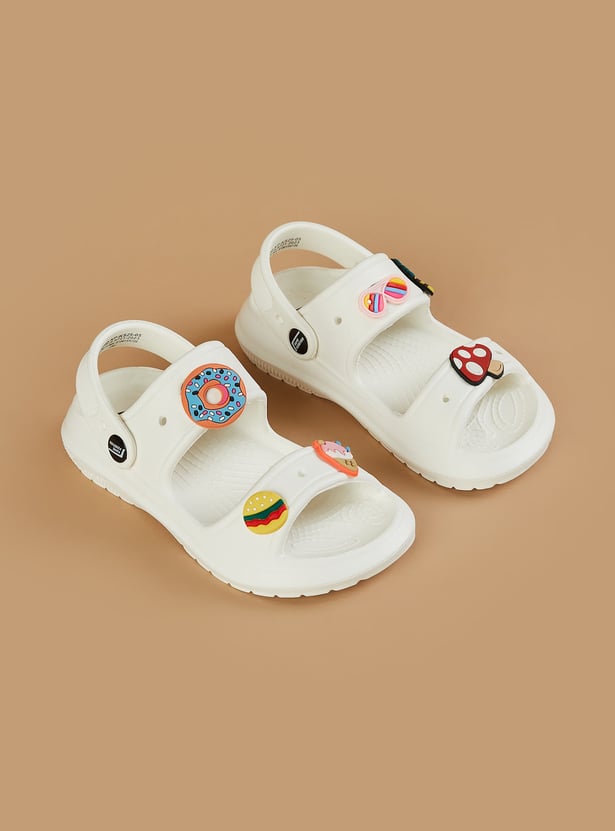 FAME FOREVER Girls Jibbitz Sandal Clogs