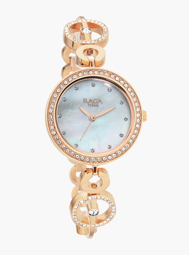 TITAN Raga Embellished Analog Watch - NT2539WM03