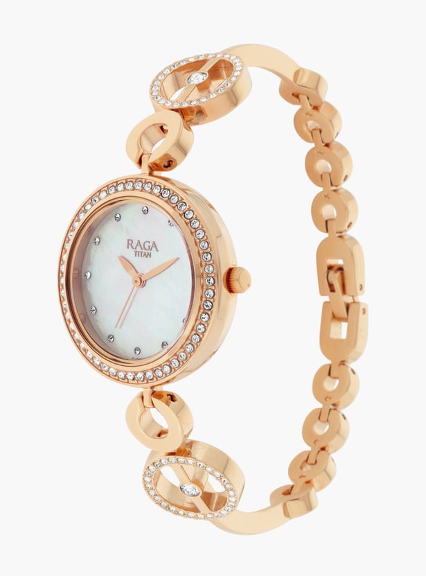 TITAN Raga Embellished Analog Watch - NT2539WM03