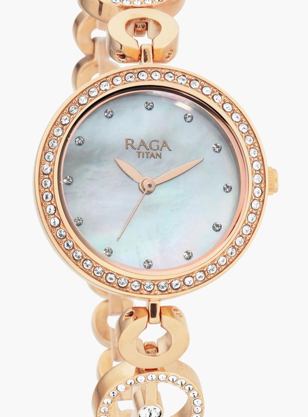 TITAN Raga Embellished Analog Watch - NT2539WM03