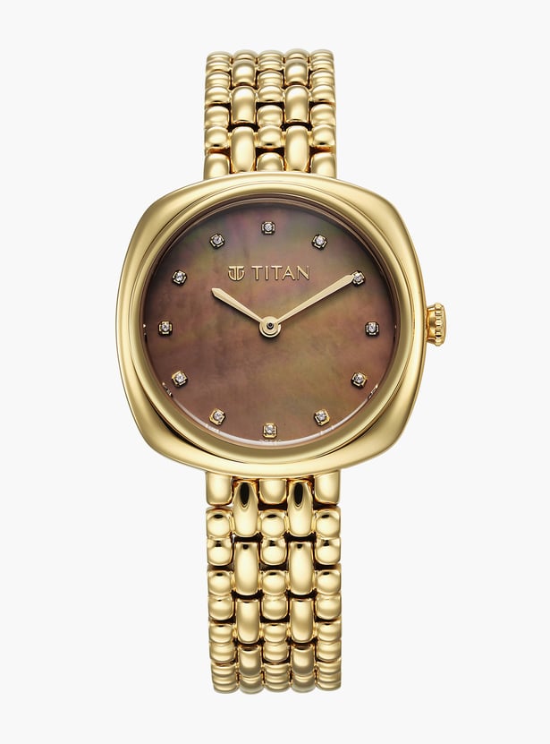 TITAN Aura Embellished Analog Watch - NT95241YM01