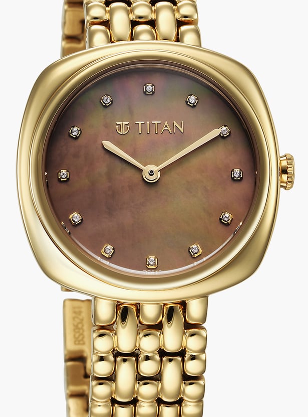 TITAN Aura Embellished Analog Watch - NT95241YM01